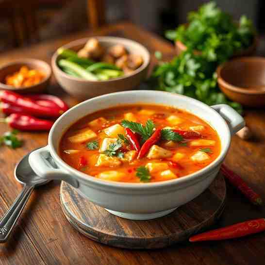 Hot & Sour Soup Recipe - Try Jeow Mak Len, The Lao Dip